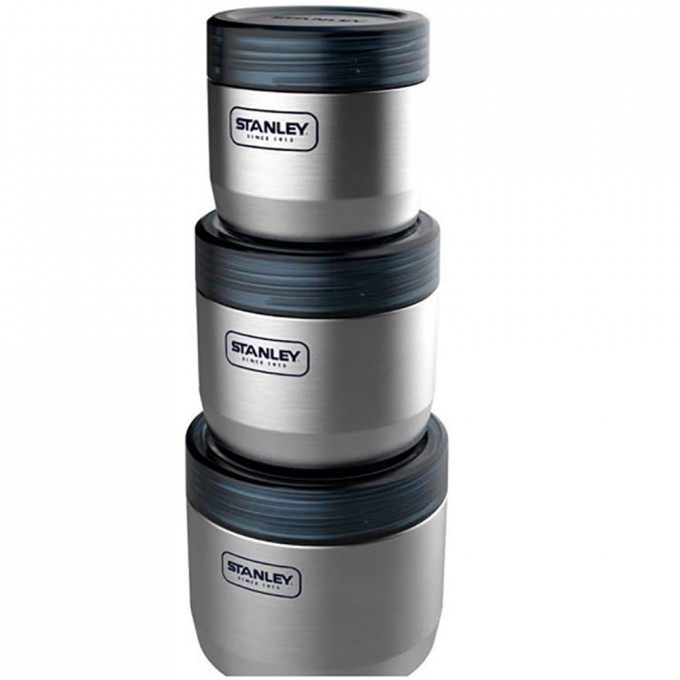 Набор контейнеров STANLEY ADVENTURE 1L/0,65L/0,41L стальной 10-02108-002