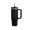 Термокружка STANLEY QUENCHER H2.0 0,88L (10-11912-080) с трубочкой, черная
