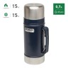 Термос для еды STANLEY LEGENDARY CLASSIC 0,7L синий 10-01229-027