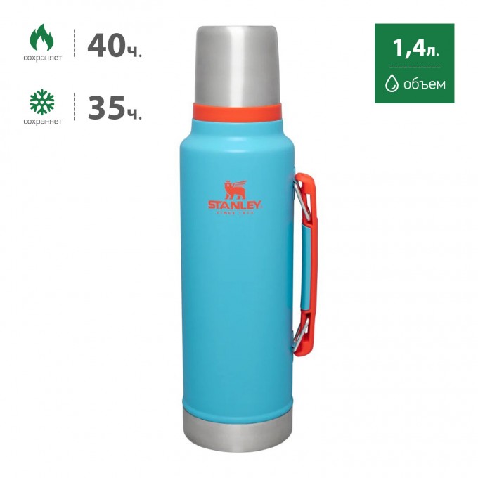 Термос STANLEY CLASSIC 1,4L голубой 10-12417-004