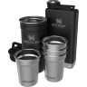 Набор: стопки STANLEY ADVENTURE 0,59L + фляга STANLEY ADVENTURE 0,23L черный 10-01883-035