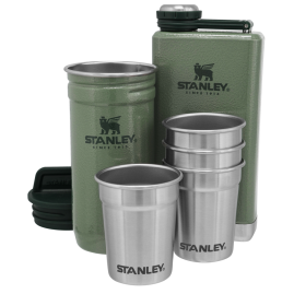 Набор: стопки STANLEY ADVENTURE 0,59L + фляга STANLEY ADVENTURE 0,23L 10-01883-034 зеленый