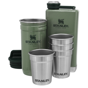 Набор: стопки STANLEY ADVENTURE 0,59L + фляга STANLEY ADVENTURE 0,23L 10-01883-034 зеленый